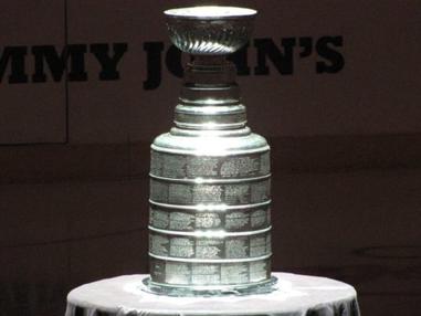 The 1980-81 Islanders name is misspelled as Ilanders on the Cup