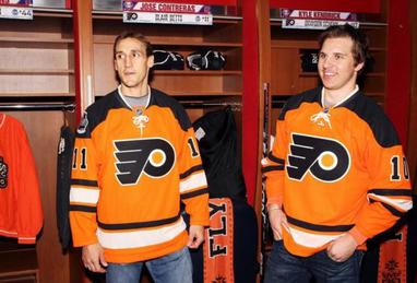 Flyers unveil new jerseys with a return to burnt orange