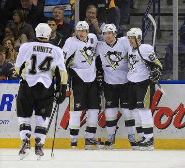 Evgeni Malkin celebrated his smooth shootout winner in the worst