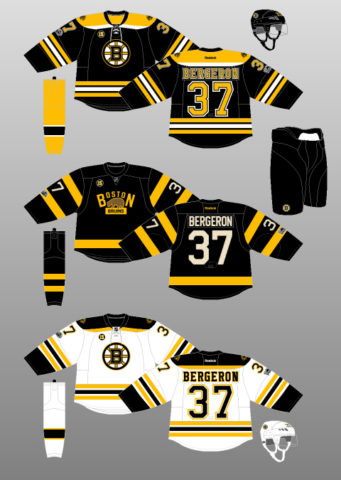 Decided to make alternate uniforms for the Boston Bruins going the Edmonton  Oilers route. : r/BostonBruins