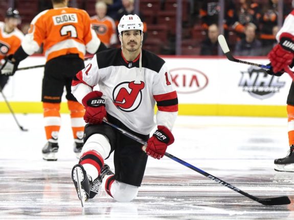 Cancer survivor Brian Boyle has hat trick for New Jersey Devils on Hockey  Fights Cancer night