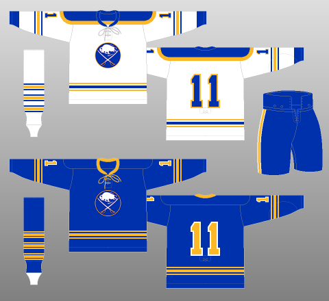 Sabres unveil new home and away jerseys