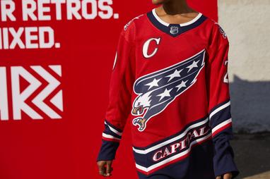 Chris Creamer  SportsLogos.Net on X: The new Capitals uniform is a  combination of two previous outdoor game looks, the blue and white of the 2018  Stadium Series, and the W logo