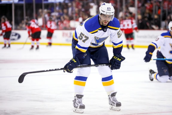 Red Wings' Perron still in 'shock' about Blues exit