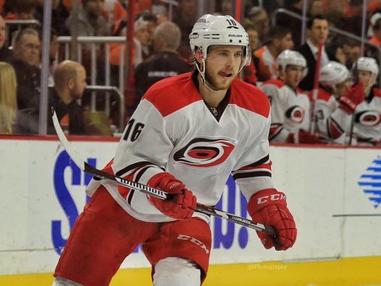 Watch: Elias Lindholm, Jordan Staal Combine on Carolina's 4th - Canes  Country