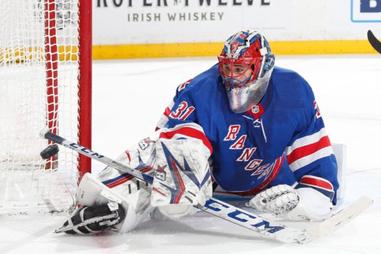 New York Rangers goaltender Igor Shesterkin pays tribute to Henrik  Lundqvist - HockeyFeed