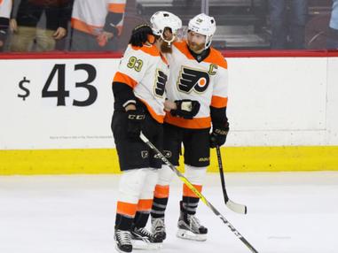Claude Giroux - Philadelphia Flyers - 2016-17 Reebok Alternate
