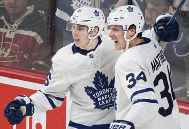 Auston Matthews, Mitch Marner lead Leafs' youth trend