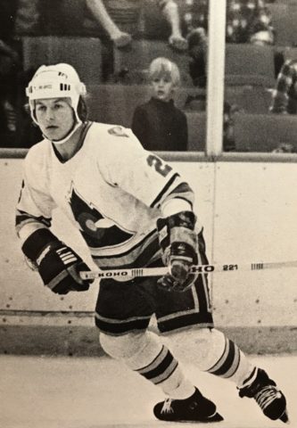 Hockey Fight History on X: Rookie defenseman Barry Beck scored