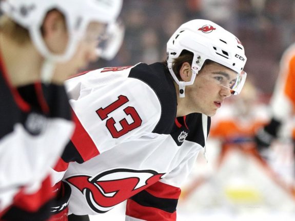 Devils' Nico Hischier suffers hamstring injury, will be re