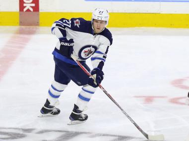 Nikolaj Ehlers Signed Winnipeg Jets Jersey (Beckett) 9th Overall Pick 2014  Draft