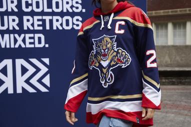 This is what a modernized set of the original Panthers jerseys would look  like, using the current colors, number font and logos. Betting the navy one  is what our Reverse Retro will
