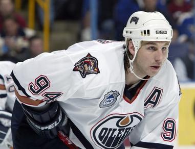 2005-06 Ryan Smyth Game Worn, Signed Edmonton Oilers Jersey