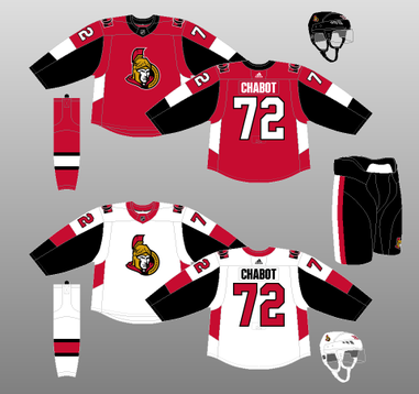 NHL Ottawa Senators Custom Name Number Special Reverse Retro Redesign Jersey  Zip Up Hoodie