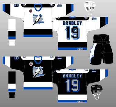 NHL on X: 25 years after their debut, the @TBLightning have brought back  their fan-favorite Storm jerseys with a fresh twist! ⚡ Who's rocking with  these #ReverseRetro threads??  / X