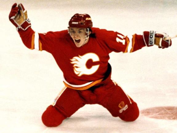 TBT - Theo Fleury Scores First Two NHL Goals 
