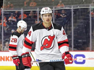 Devils' Miles Wood hurts two Lightning players in same shift