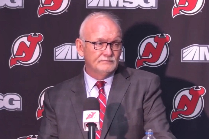 Devils' Lindy Ruff mum on potential lineup changes vs. Red Wings 