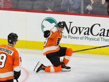 Flyers training camp 2023: Travis Konecny 'banged up,' Morgan Frost stands  out – NBC Sports Philadelphia