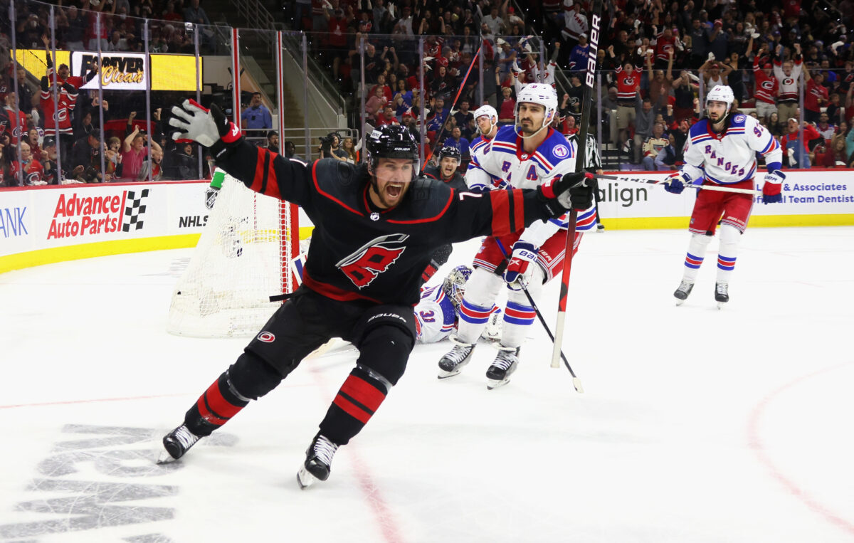 Hurricanes pull overdone playoff gimmick before Rangers series