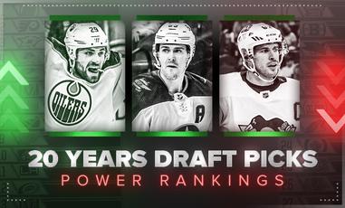 20 Years of 1st Overall Draft Picks - Power Rankings