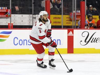 Brent Burns' transition to Hurricanes eased by a great pairing