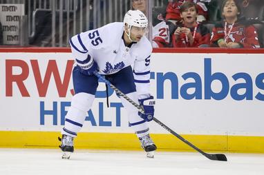 Maple Leafs' Sandin leaves game with neck injury, will receive further  evaluation