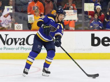 Vladimir Tarasenko Finishes Pretty Passing Play By Blues On The