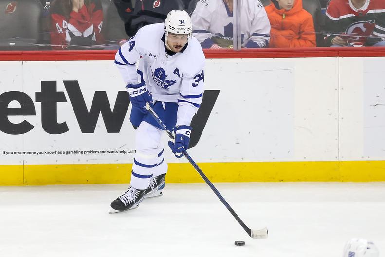 Auston Matthews Toronto Maple Leafs NHL Youth Blue Player Jersey