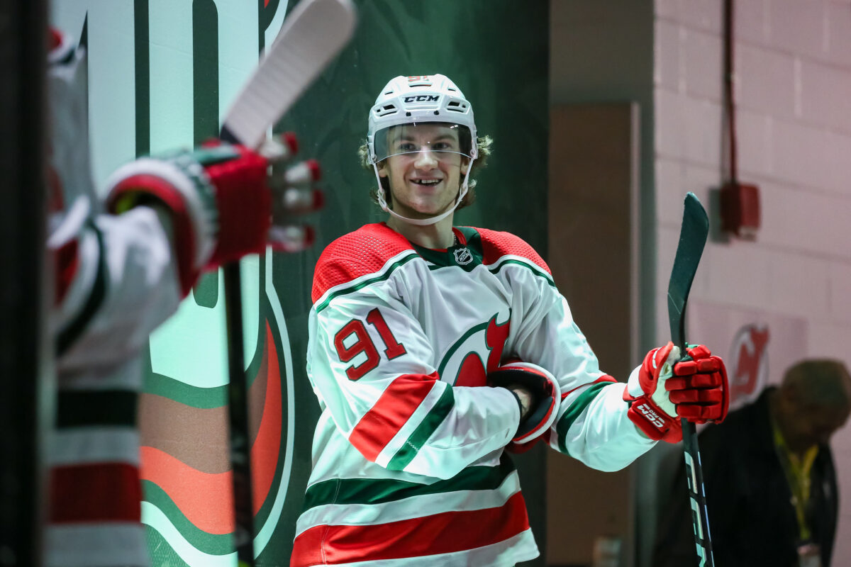 Dawson Mercer Pens Letter to Devils Fans Ahead of Playoffs