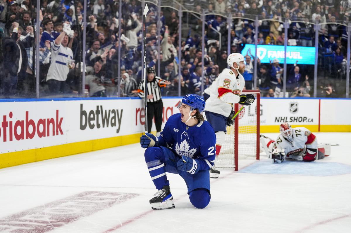 Matthew Knies starts with an overtime win as Maple Leafs top