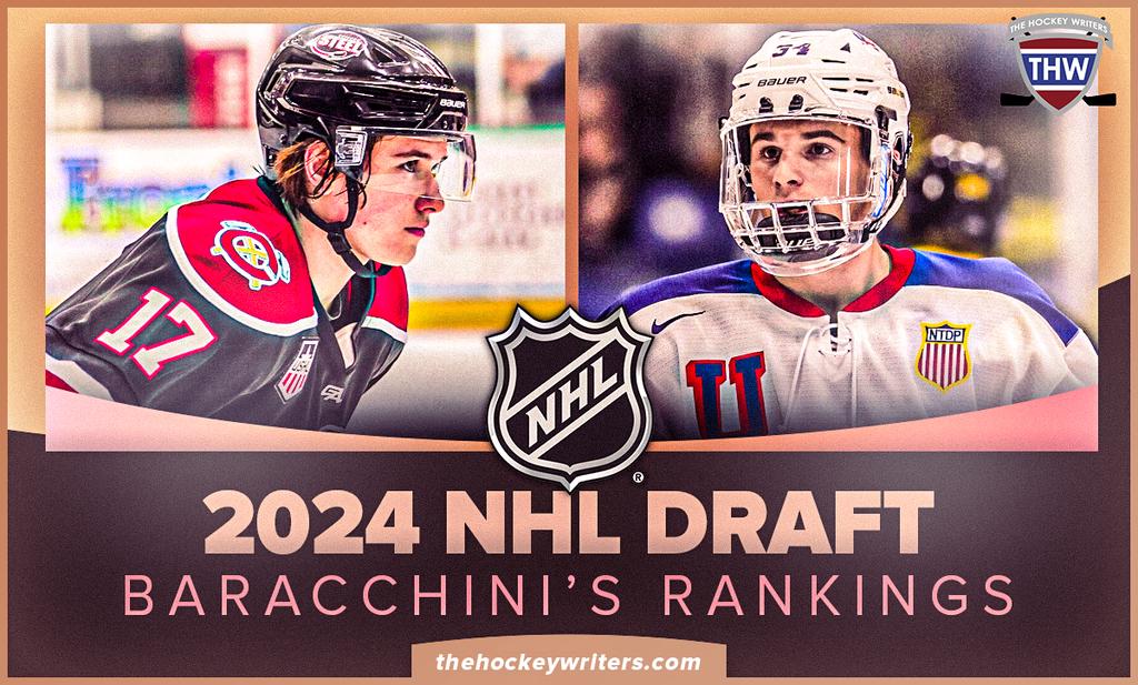 2024 NHL Draft Baracchini’s Rankings Macklin Celebrini and Cole Eiserman
