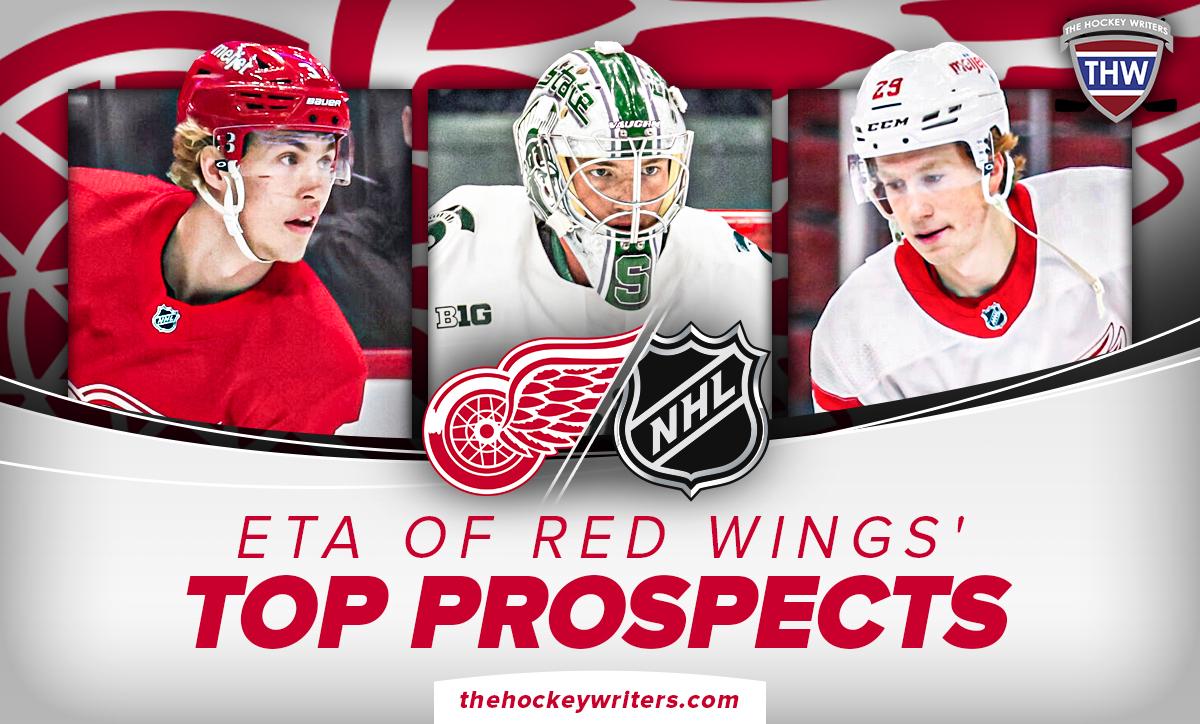 ETA of Red Wings' Top Prospects Simon Edvinsson, Trey Augustine and Nate Danielson