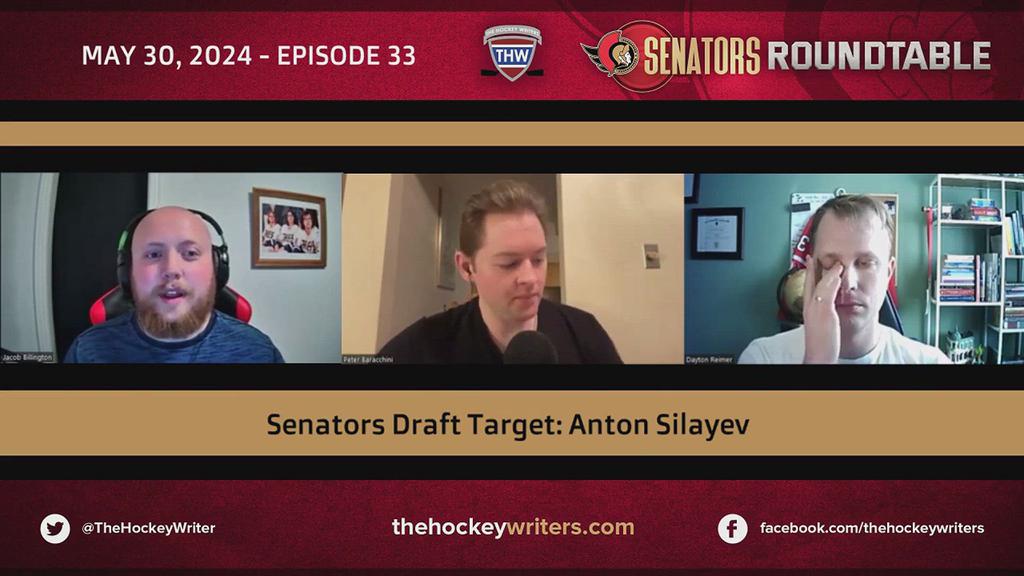 'Video thumbnail for Senators 2024 NHL Draft Targets - Anton Silayev'
