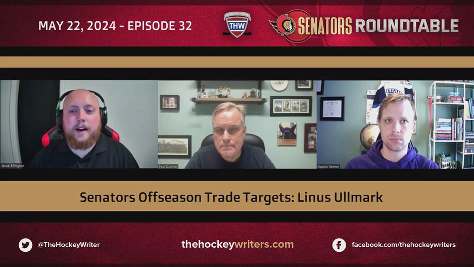 'Video thumbnail for Senators 2024 Offseason Trade Targets - Linus Ullmark, Boston Bruins'